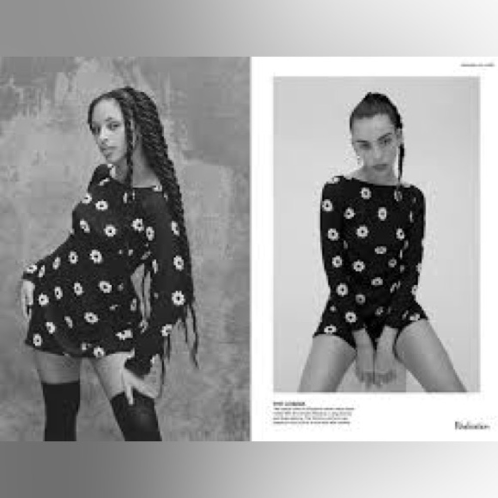 Realisation Par x Claudia Schiffer Cosmia Daisy Mini Dress ✨🖤🌼